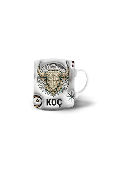 Evion 3D Effect Mug with Zodiac Design 330 ml |   Double-Sided Printing |   S...