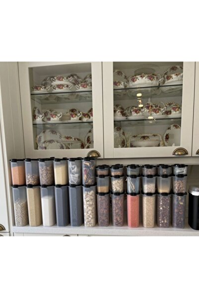 Tupperware 36 Parça Oval Kuru Gıda Saklama Kabı.