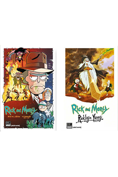 Marmara Çizgi Yayınları Rick And Morty - Rickliğin Yüreği Set Türkçe Çizgi Roman