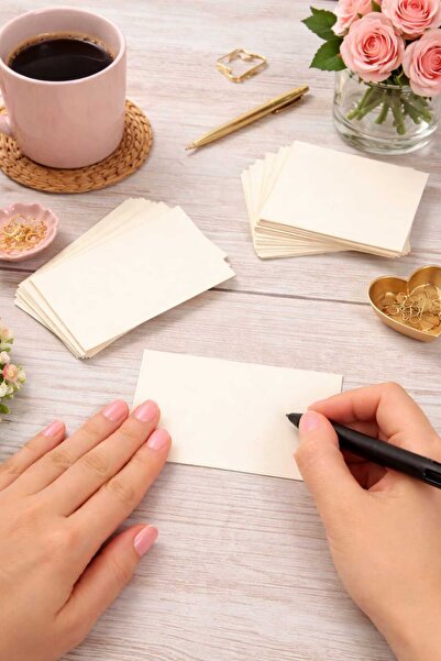 Notte Blank White Color Word Cards 5*8 1000 Pieces Blank Business Cards
