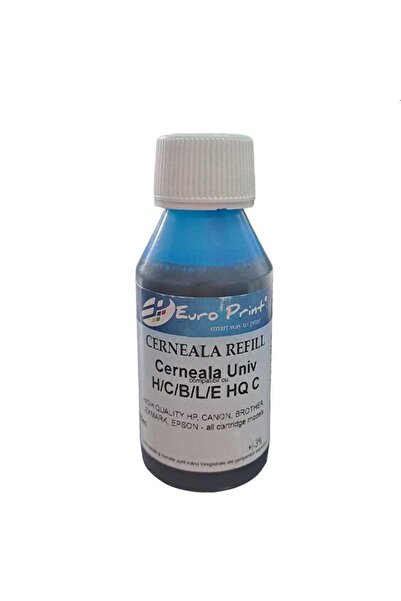 OEM Universal compatible DYE ink, Cyan, 100 ml bottle