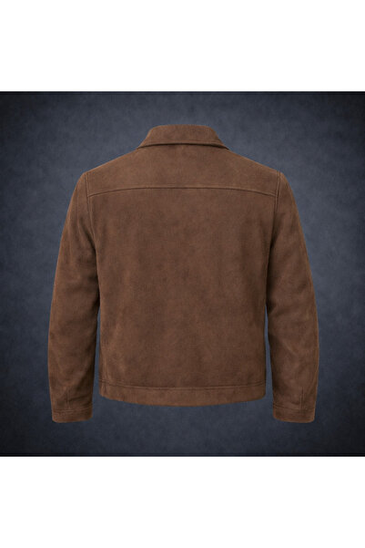 Boymen Men's Suede Jacket Premium Transitional Jacket