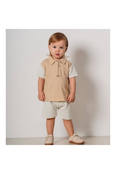 Valia Baby Polo Collar Baby Boy Double Set