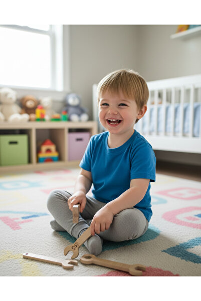 MONTETOYS Wooden Toy Repair Tool Set – Creative and Educational Children's To...