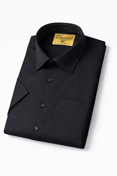 FABİO CASSANİ Short Sleeve Classic Men's Dacron Shirt 7549