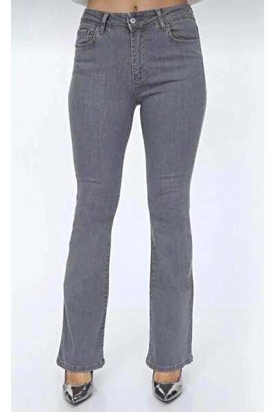 Pubi New Season High Waist Lycra Tightening Women's Spanish Flare Jeans