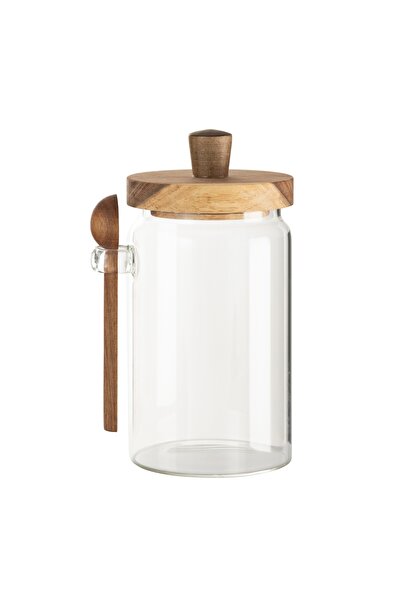 Mudo Concept CAM KAVANOZ AKASYA KAPAK&KAŞIK 900 ML