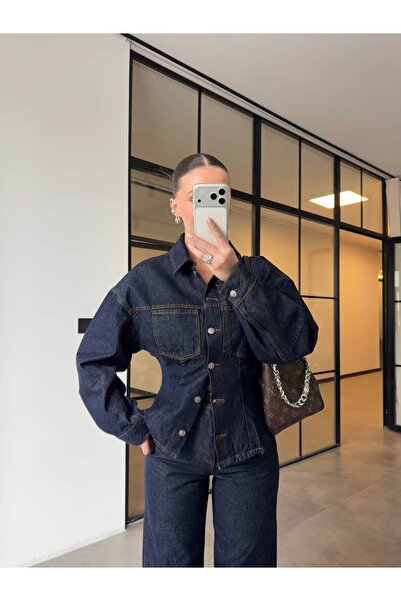 BB Bensu Buyruk Belden Oturtmali Jacket Pants Denim Suit