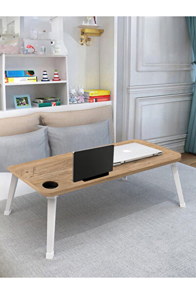 servetavcı Lando Çok Amaçlı Laptop ve Tablet Sehpası - Atlantik Çam 80x40x27