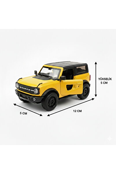 Daily Bazaar Metal Çek Bırak SARI Off-Road Model Araç