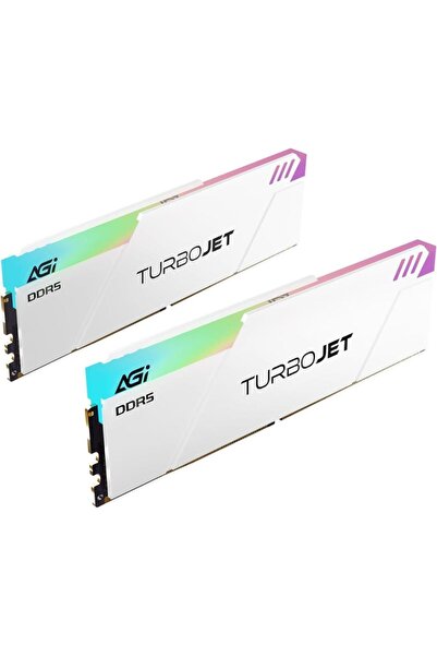 Agi Turbolet UD858 DDR5 Turbojet Rgb 32 Gb 2x16 6000 MT/s CL30 Beyaz