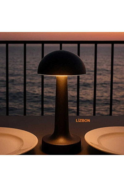 DİĞER1111 CT-8429 Lizbon Şarjlı Mantar Masa Lambası