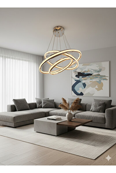 LİGHT HOUSE Neptün Model Led Modern Sarkıt Salon Avizesi