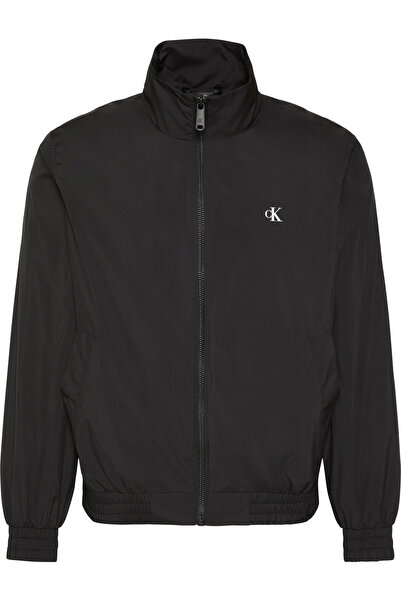 Calvin Klein Ls Unfilled Nylon Harrington Black Men's Jacket