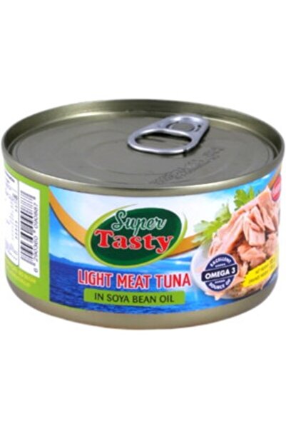 Tasty SUPER L/M TUNA IN S BEAN OIL 185 G