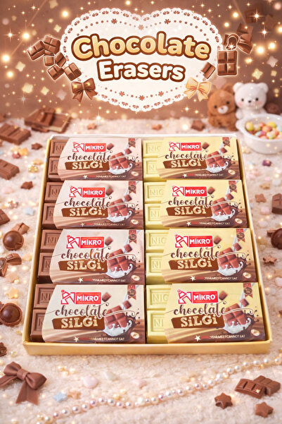 Mikro çikolata kokulu silgi