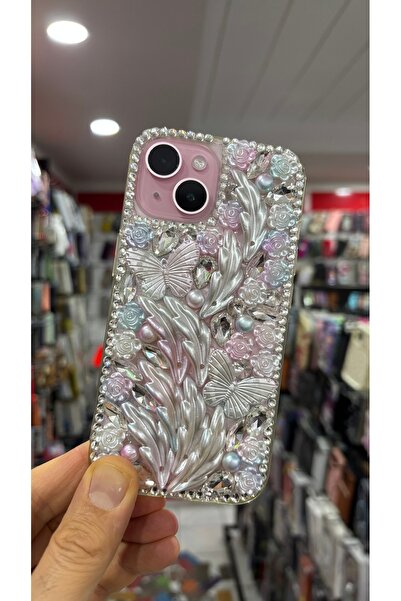 darkpower iPhone 15 Butterfly Figured Full Stone Shock Absorbing A++ Quality ...