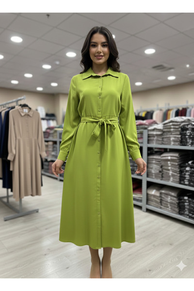 sarıdağ Terikoton Test Type Dress Daily Dress