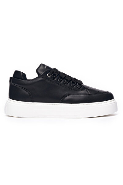 martin valen Men's Low-Top Black Sneaker