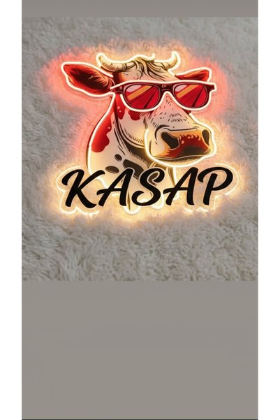 HONEY CONCEPT Kasap yazılı neon led