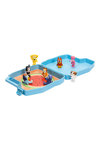 bluey Delüks Taşıma Çantası Figür Set 8li