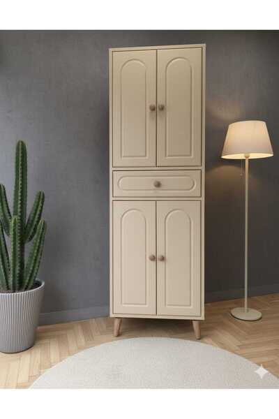 FUHO Eva Bohem Çok Amaçlı Dolap Vizon Bej