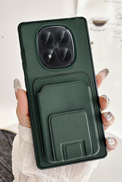 Nezih Case Redmi Note 15 4g Compatible Leather-Look Stylish Soft Case with Ca...