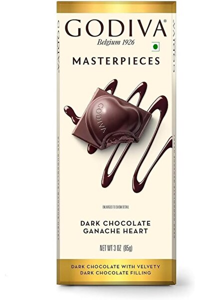 Godiva Chocolatier Masterpieces Dark Ganache Heart, 86g (Pack of 1)
