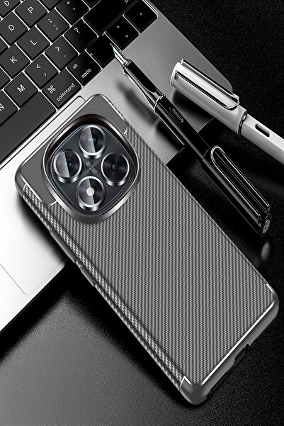 Nezih Case Redmi Note 15 Pro 4g Compatible Camera Protected (Carbon Design) P...