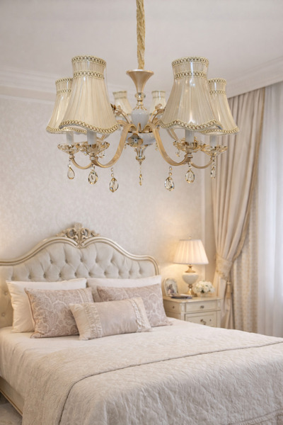 SARPER AVİZE Sarper Metal Kollu Şapka Detaylı Sarkıt Avize