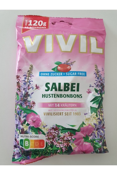 vıvıl Salbei Cough Bonbons 120g