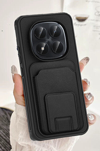 Nezih Case Redmi Note 15 4g Compatible Leather-Look Stylish Soft Case with Ca...