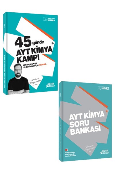 Parlayan Projeler 2026 YKS 45 Günde AYT Kimya Kampı ve AYT Kimya Soru Bankası...