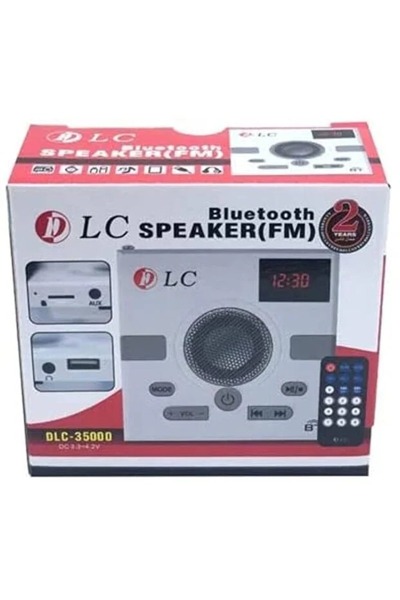 Generic Portable Bluetooth Speaker with FM Radio & Digital Display DLC-35000