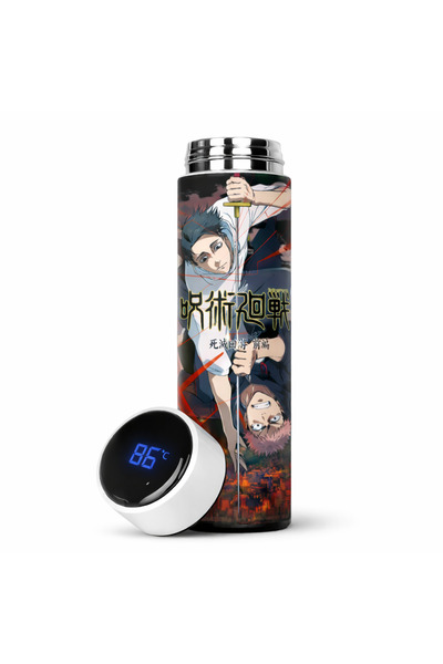 Nobbystar Jujutsu Kaisen Yuji İtadori Yuta Okkotsu Anime Temalı Dereceli Termos