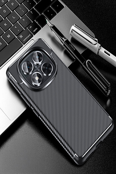 Nezih Case Redmi Note 15 Pro 5g Compatible Camera Protected (Carbon Design) P...