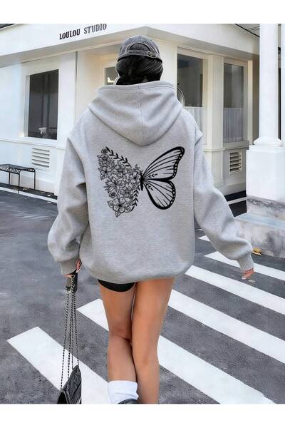 FATOOM STILE Sweatshirt Hooded Thick Fabric (Unisex) Printed.