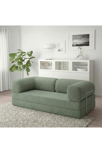 Mat 90X180 Pratik Yer Yatağı Kanepe Koltuk 1.sınıf Kadife Kumas Yatak Koltuk ...