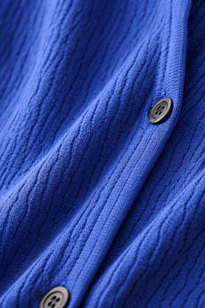 sleeproom Elite Wrinkled Textured Buttoned Women's Pajama Set