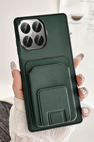 Nezih Case Redmi 15t Pro Compatible Leather-Look Stylish Soft Case with Card ...