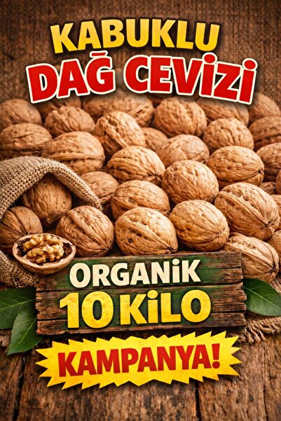 zernut Kabuklu Ceviz Organik Dağ Cevizi 10 Kilo