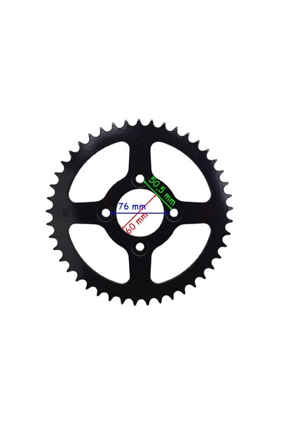 SEVGENT Tvs Apache Rtr 200 Arka Dişli 520-41T İç 60 Mm 4 Delikli Ind Öm