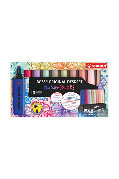 Stabilo Boss Original NatureColors İşaretleme Kalem Seti 10 Renk Wild Flowers