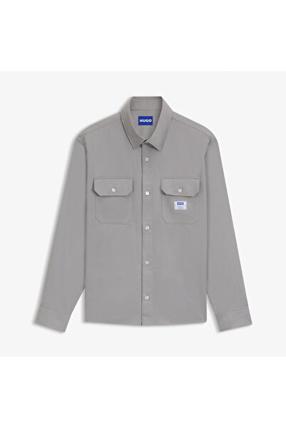 Hugo Boss Hugo Ekynone Erkek Gri Gömlek