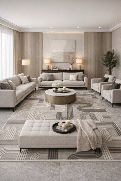 KARAR HALI 6 metre kare yün halı silinebilir özeliğe sahip saç tüy toplamaz l...