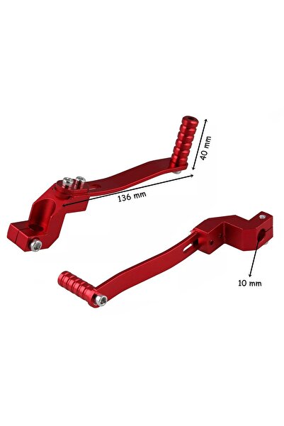 SEVGENT Cg-Cub Vites Pedalı Mini Alüminyum Kırmızı
