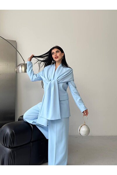 Ekim Store Shawl Detailed Design Jacket Trousers Double Blazer Suit