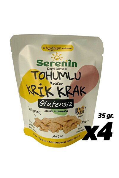 Serenin Doğal Dünyası Seren'in Doğal Dünyası Tohumlu Kraker Krik Krak 4 AD 35 g,
