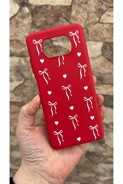 Vip Case Poco X3 and X3 Pro Compatible Heart Bow Patterned Silicone Shock-Abs...