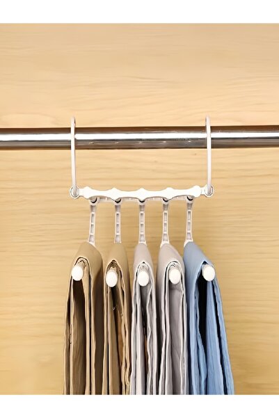 AYB HAREKETLİ PANTOLON ASKILIĞI DOLAP İÇİ ASKI 5 IN 1